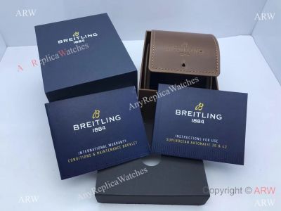 Replacement Breitling Soft Leather Watch Roll Watch Travel Case with booklets